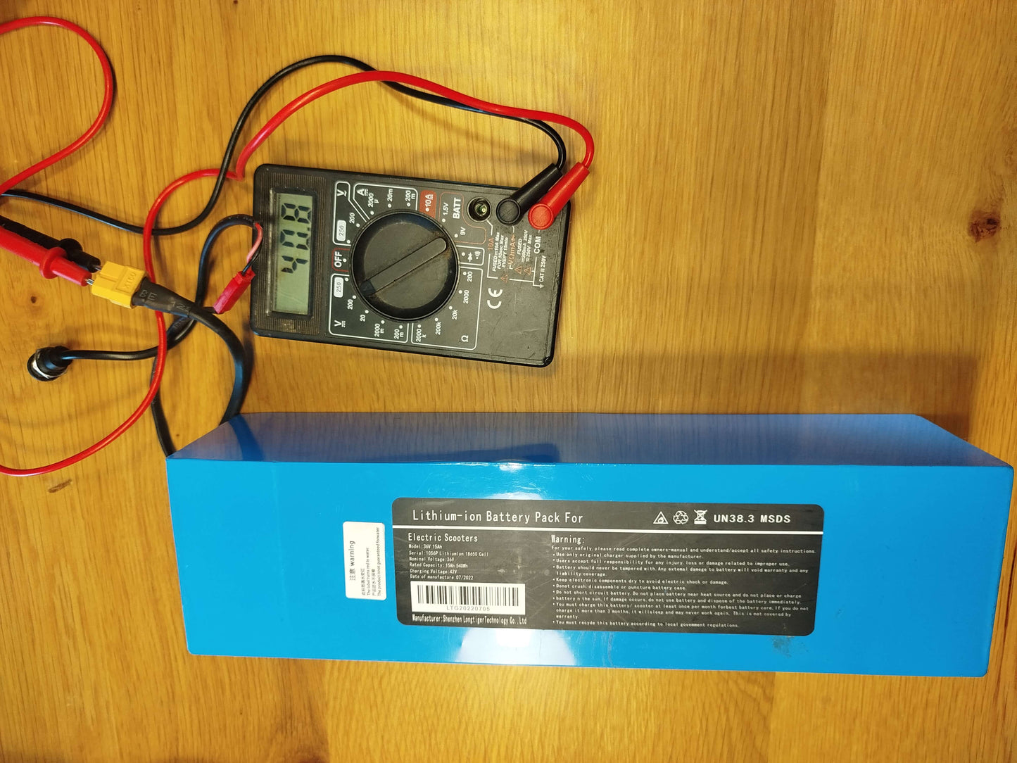 Batterie trottinette électrique 36V 15Ah